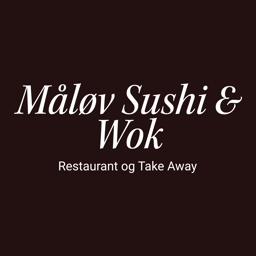 Måløv Sushi & Wok logo.