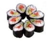 34S. Laks m. Avocado Hosomaki (8 stk,)